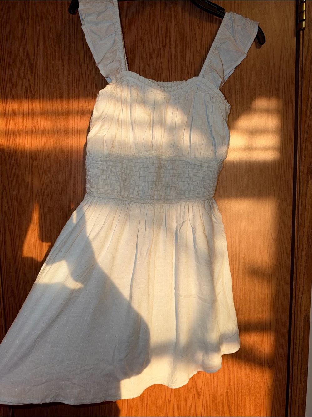 Hollister Baby Blue Smocked Dress w/ Built-In Shorts Size Large